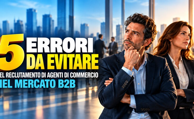 I 5 errori da evitare nella ricerca di agenti di commercio B2B